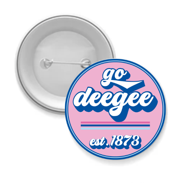 Sorority Button - Go Delta Gamma