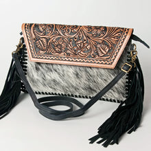 Load image into Gallery viewer, Kendra Tooled Hide Crossbody
