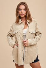 Load image into Gallery viewer, Mountain Views Corduroy Jacket in Oatmeal
