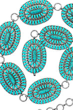 Load image into Gallery viewer, Turquoise Concho Belt
