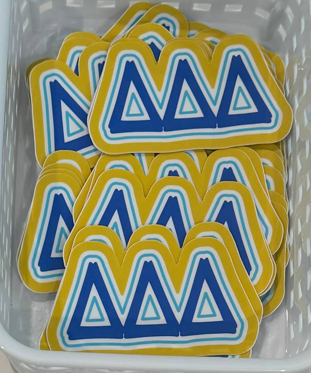 Delta Delta Delta Sorority Sticker