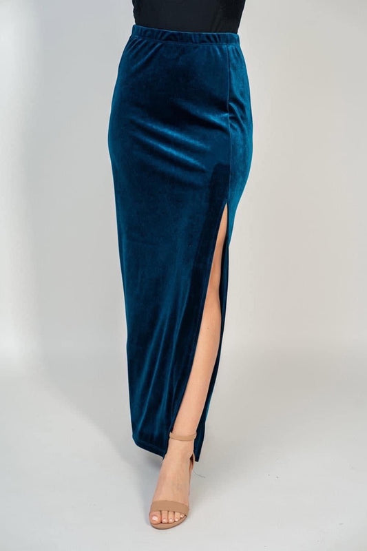 Elegance Unlocked Skirt in Emerald