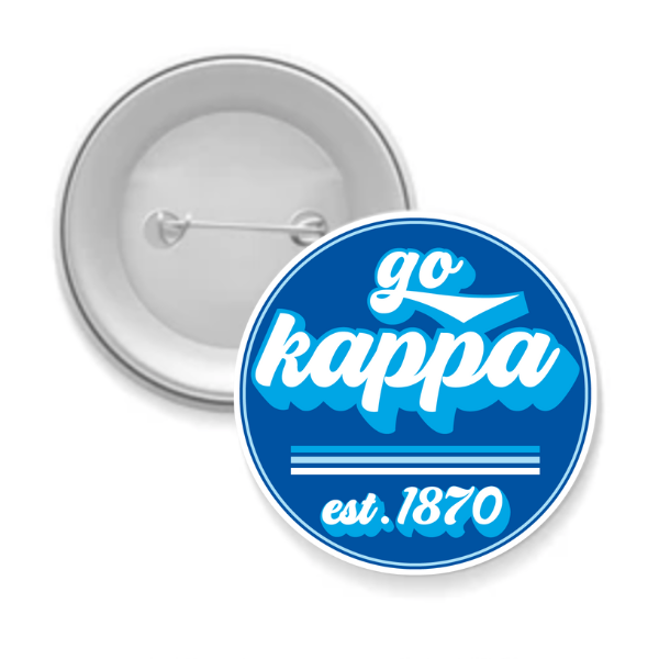 Sorority Button - Go Kappa Kappa Gamma