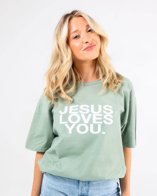 Jesus Loves You Earthtone Tee