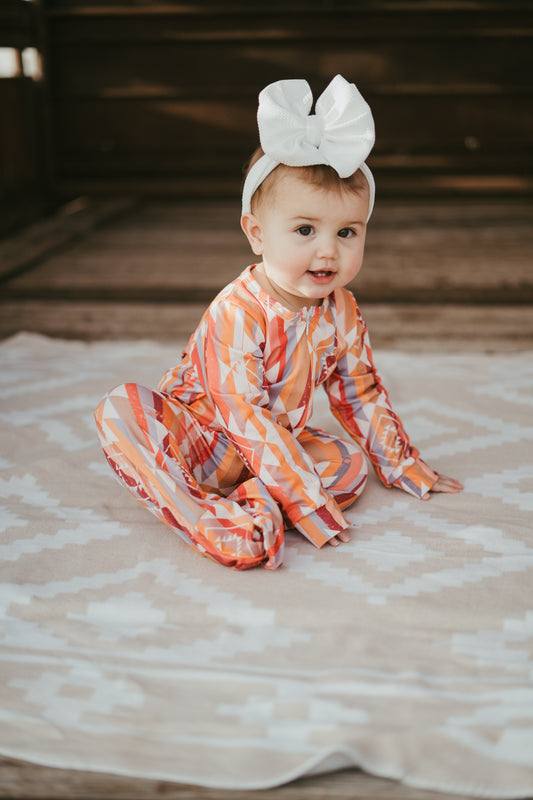 Aztec Cowgirl Romper