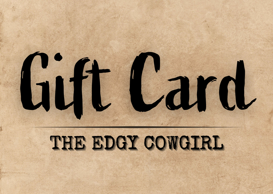 Edgy Cowgirl Gift Card