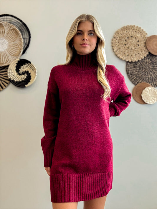 Talk Later Sweater Dress