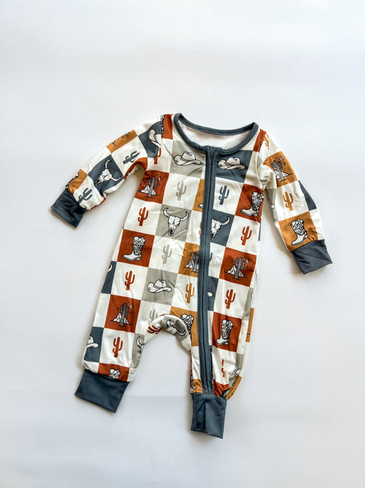Cactus Cowboy Romper