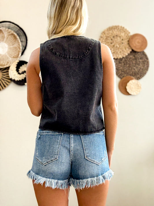 Drift Away Denim Short