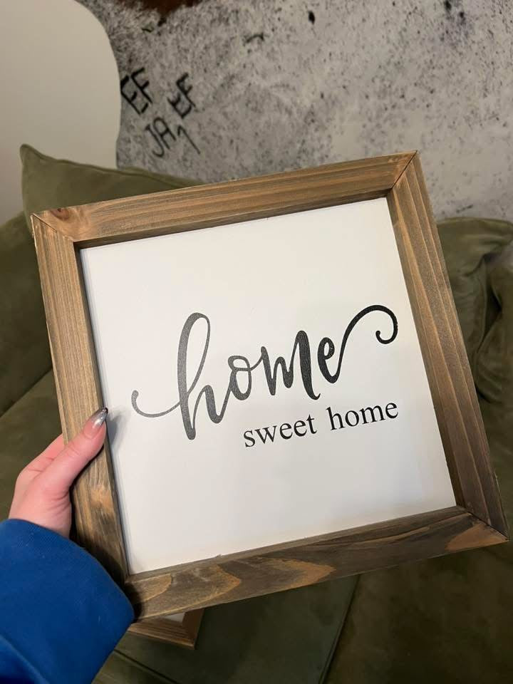 Home Sweet Home Sign