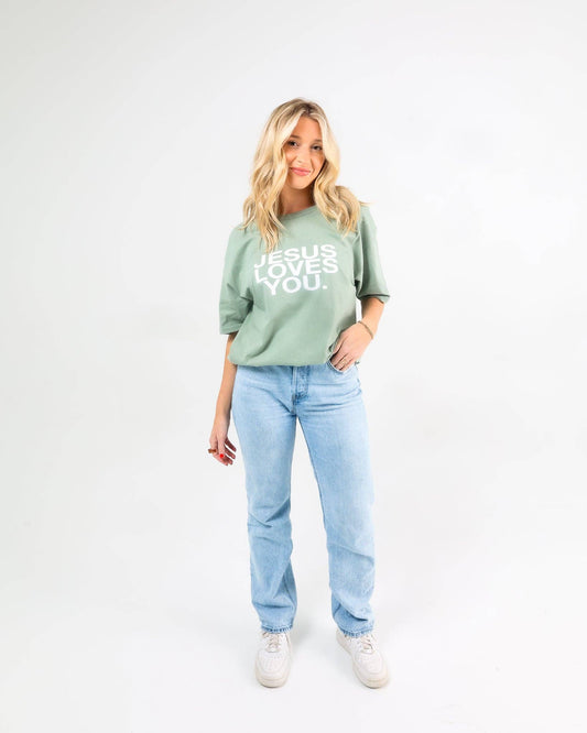 Jesus Loves You Earthtone Tee