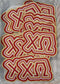 Chi Omega Sorority Sticker