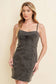 Charcoal Edge Mini Dress