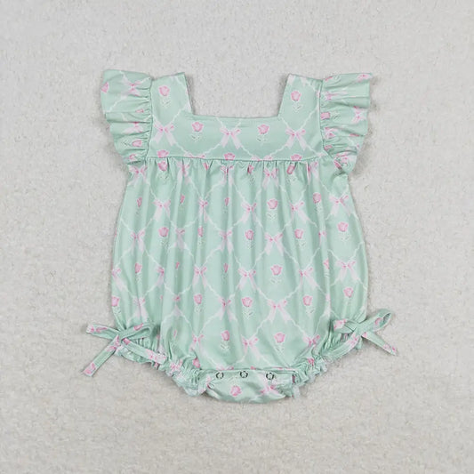 Sage Bow Romper