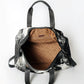 Cowhide Duffle in Black