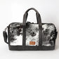 Cowhide Duffle in Black