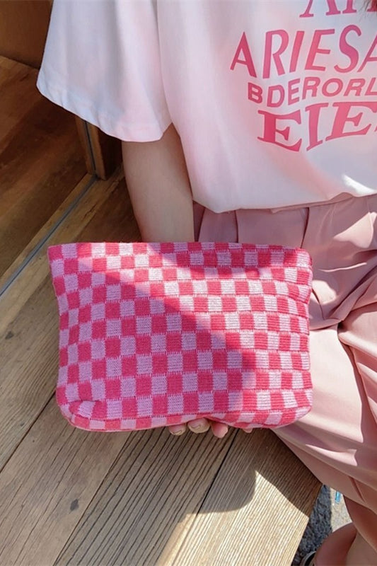 Checkered Pouch