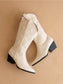 The Amaya Off White Classic Western Cowboy Boot