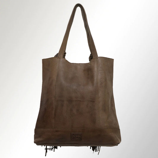 Fringed Leather Bag