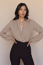 Load image into Gallery viewer, Forever A Statement Bodysuit in Taupe
