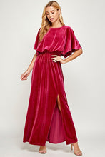 Load image into Gallery viewer, Carla Candy Apple Velvet Gown
