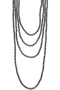 Patina Bead Layer Necklace