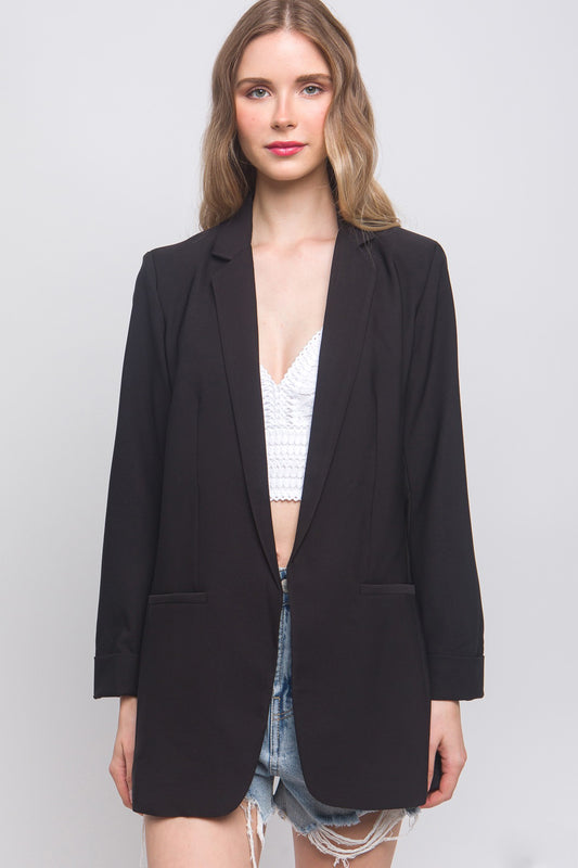 Walk the Walk Blazer in Black