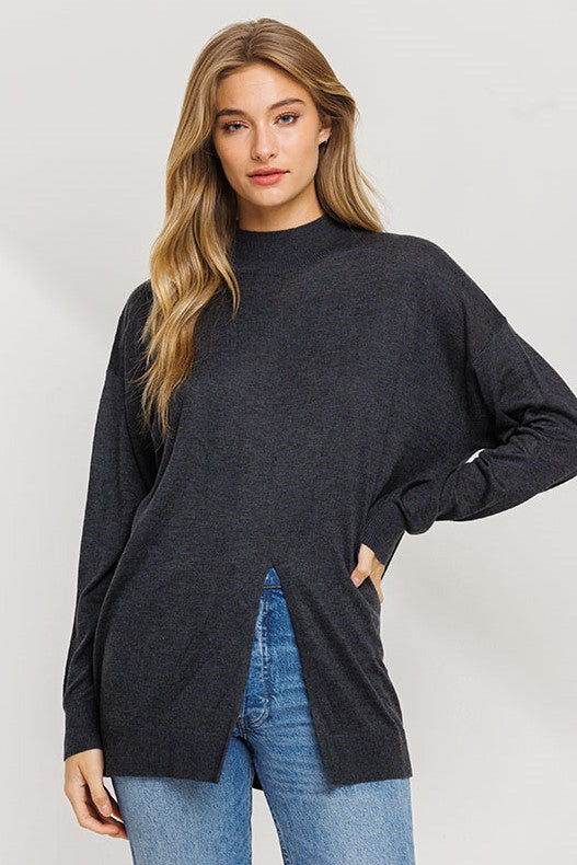 Weekend Split Sweater