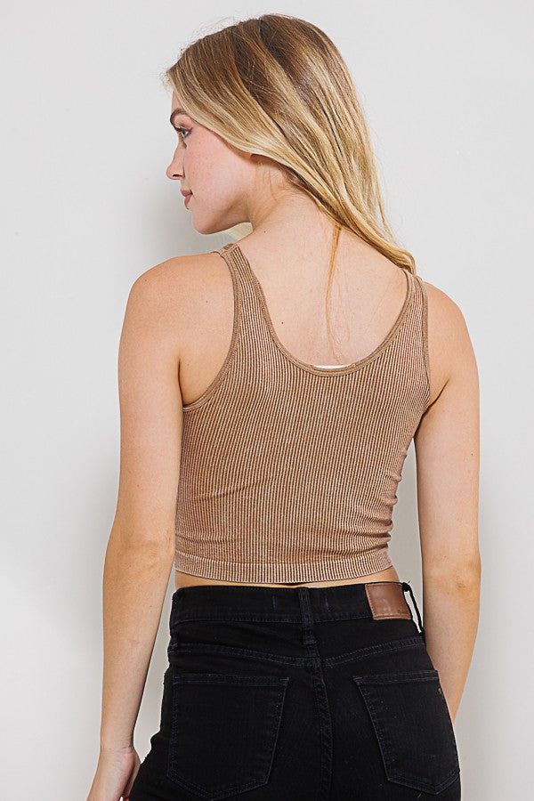 Bare Basics Tank in Camel