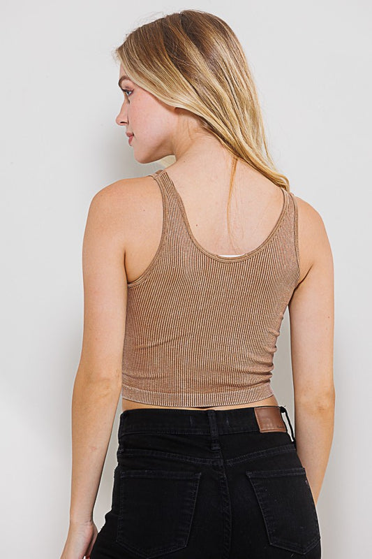 Bare Basics Tank in Camel