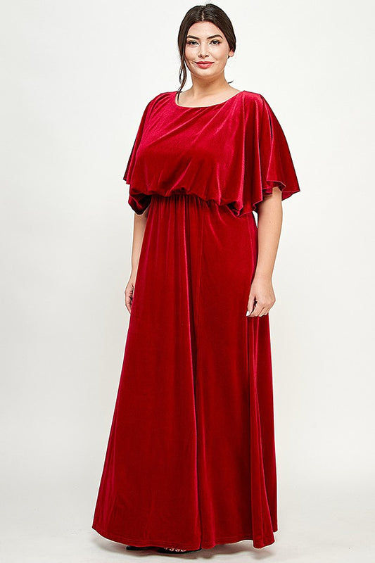 Ruby Radiance Gown