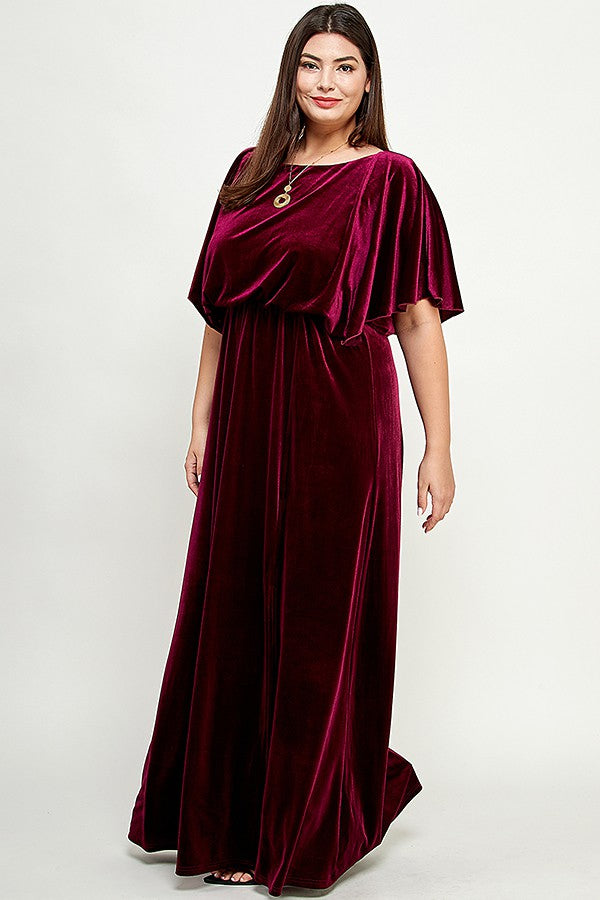 Ruby Radiance Gown