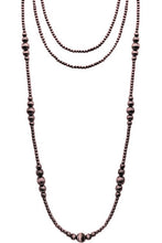 Load image into Gallery viewer, Long Layer Navajo Pearl Necklace
