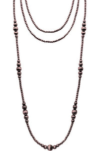 Long Layer Navajo Pearl Necklace