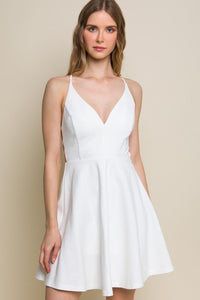 Anything But Simple Dress in White