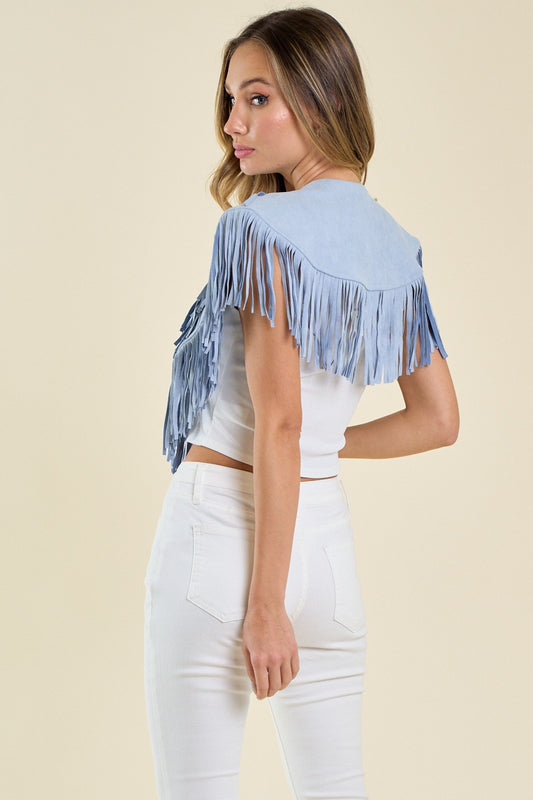 Way Out West Fringe Collar