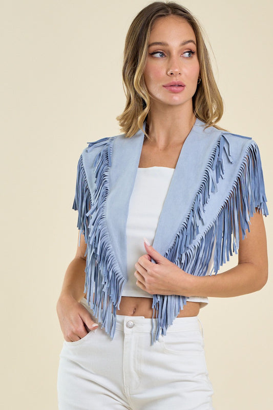 Way Out West Fringe Collar