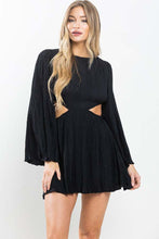Load image into Gallery viewer, Sparking Rumors Black Cutout Dress

