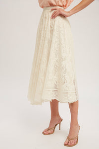 Lovely in Lace Midi Skirt