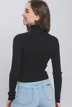 Load image into Gallery viewer, For the Record Turtleneck Sweater in Black
