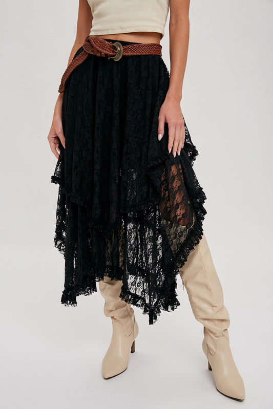 Blackout Romance Lace Skirt