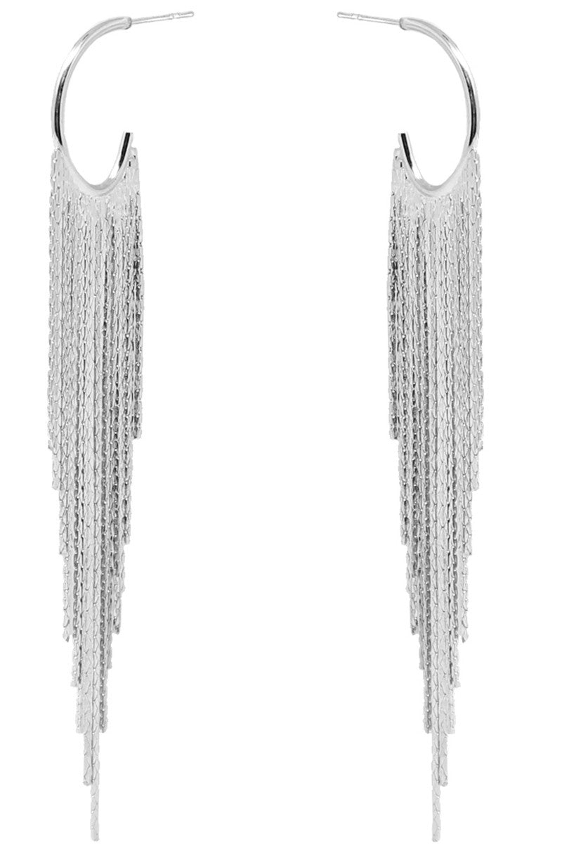 Tassel Hoop Earring