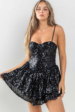 Load image into Gallery viewer, Enchanted Sequin Mini Dress
