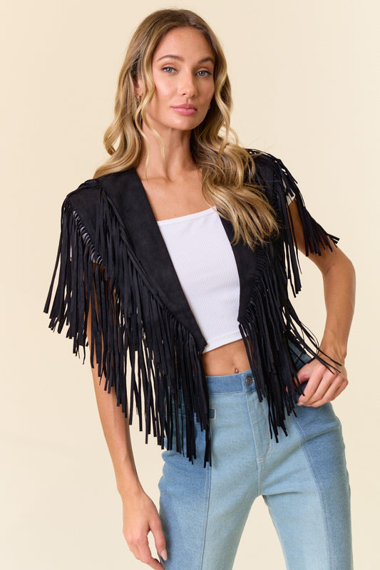 Way Out West Fringe Collar