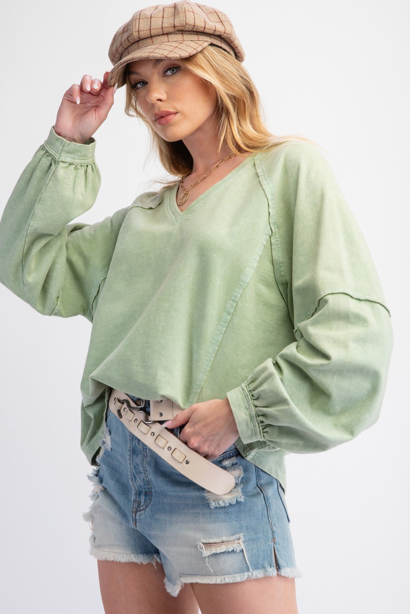 Wild Mint Terry Top