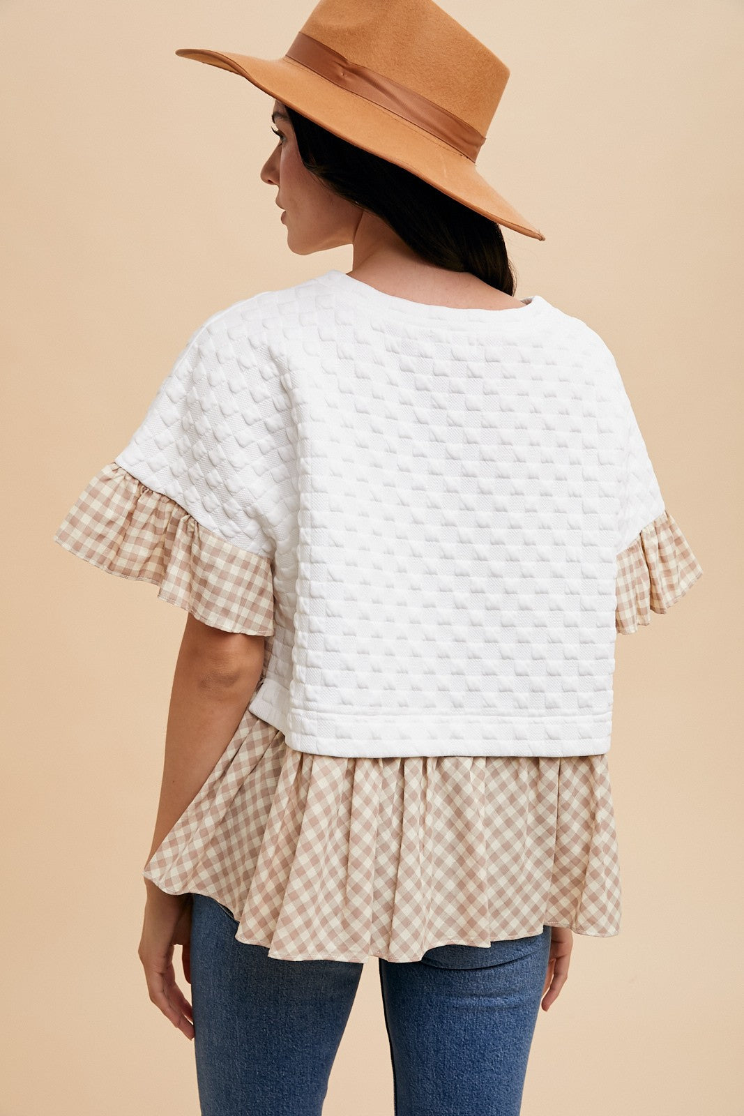 Gingham Grace Top