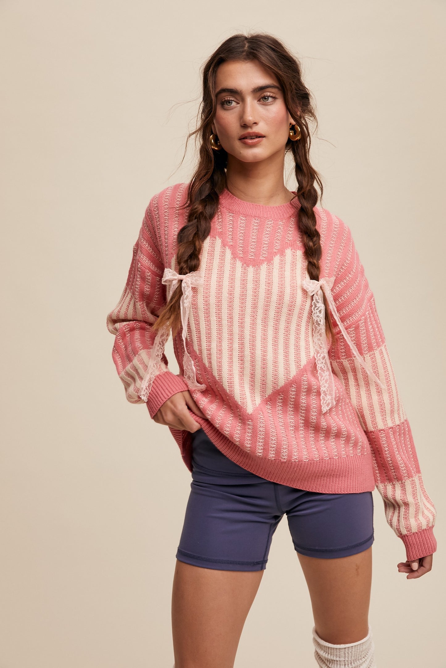 Blushin' Sweetheart Sweater