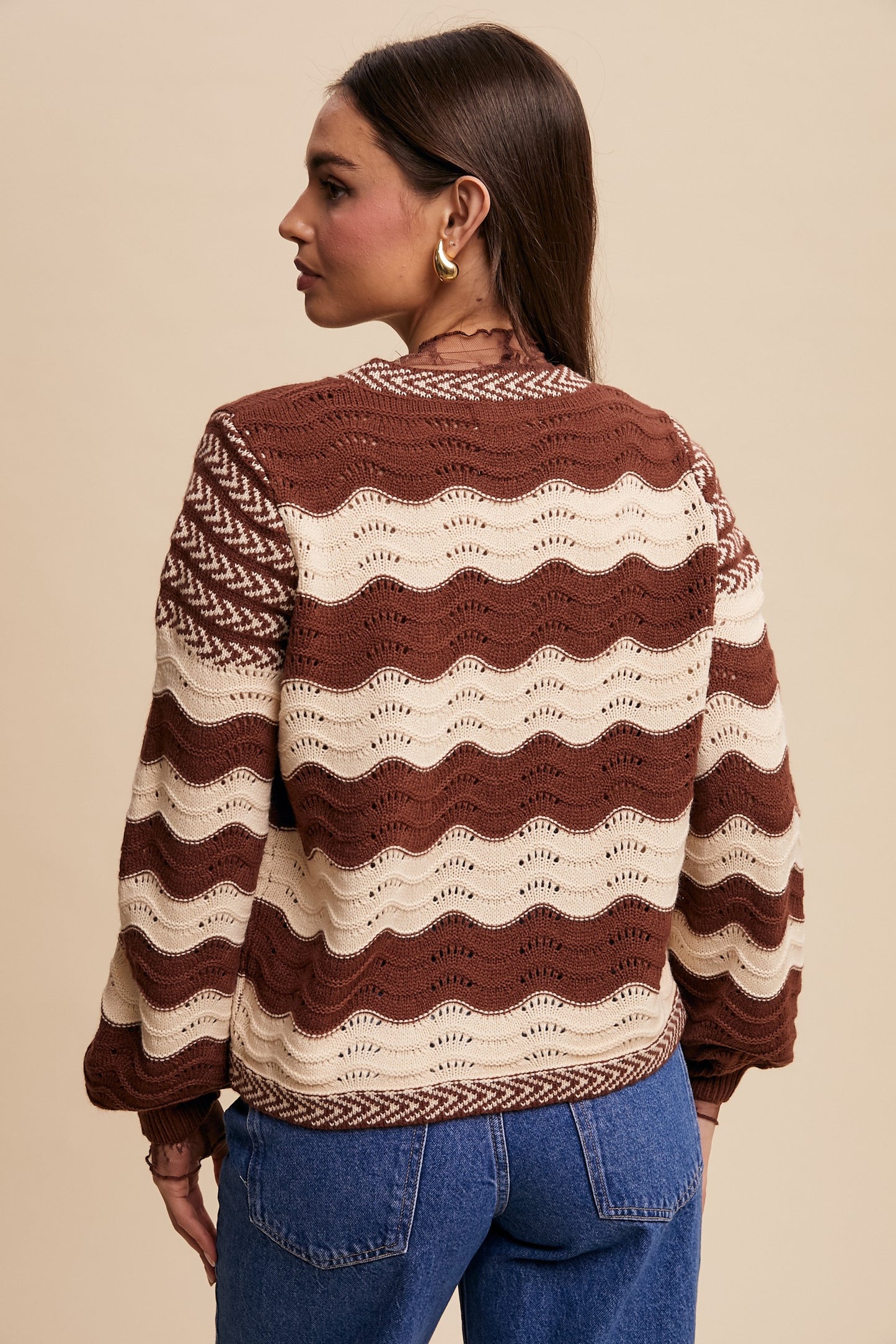 Cocoa & Cream Knit Sweater