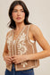 Tooled Charm Knit Vest