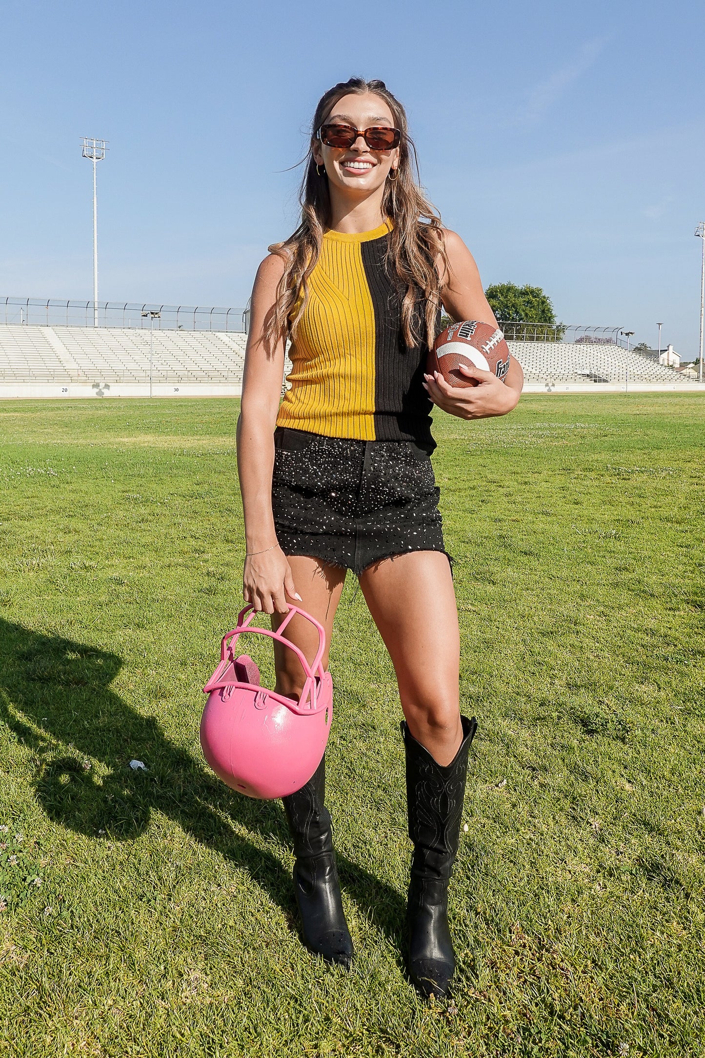 Game Plan Split Knit